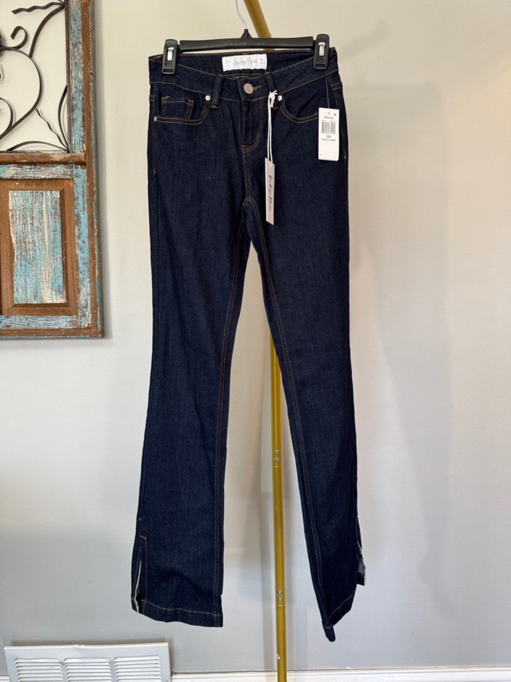 Indigo Rein mid rise Dark Blue Bootcut Jeans NWT 3/25